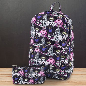 Disney Villains All Over Print Backpack Apparel by Loungefly 