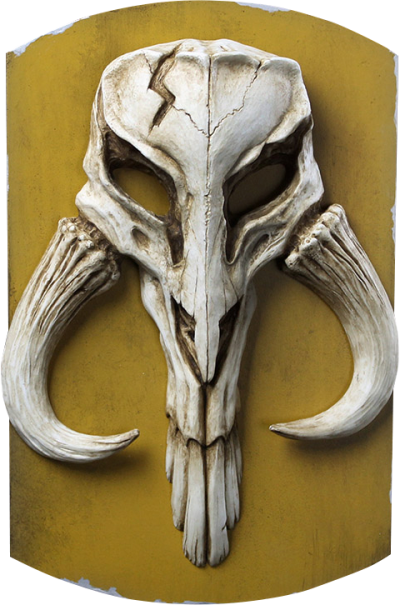 Mandalorian Skull Plaque