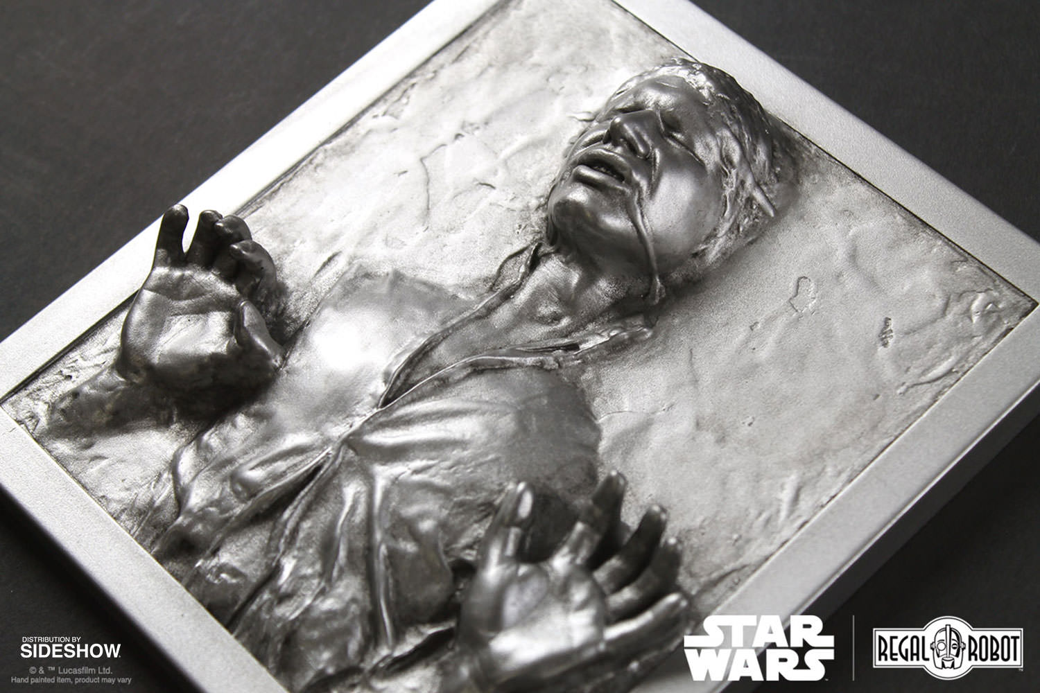 Star Wars Han Solo In Carbonite Mini Plaque Statue By Regal