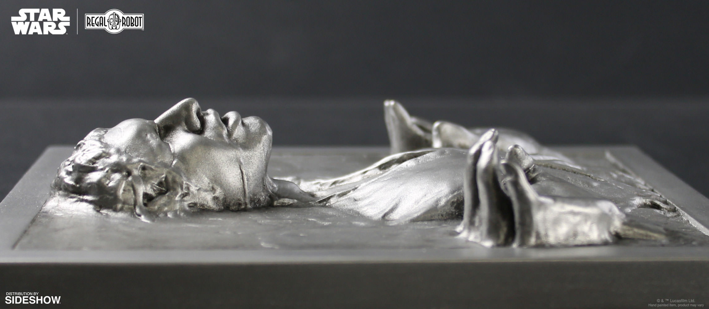 Star Wars Han Solo In Carbonite Mini Plaque Statue By Regal