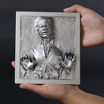 Star Wars Han Solo In Carbonite Mini Plaque Statue By Regal