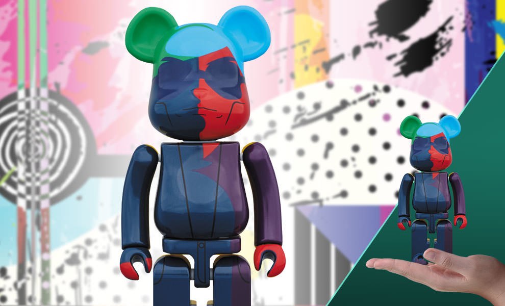 Super Alloyed Bearbrick Andy Warhol 200 Figure by Medicom