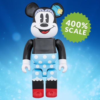 Disney Bearbrick Minnie Mouse 400 Figure by Medicom Toy Disney Bearbrick Minnie Mouse 400 Figure by Medicom Toy