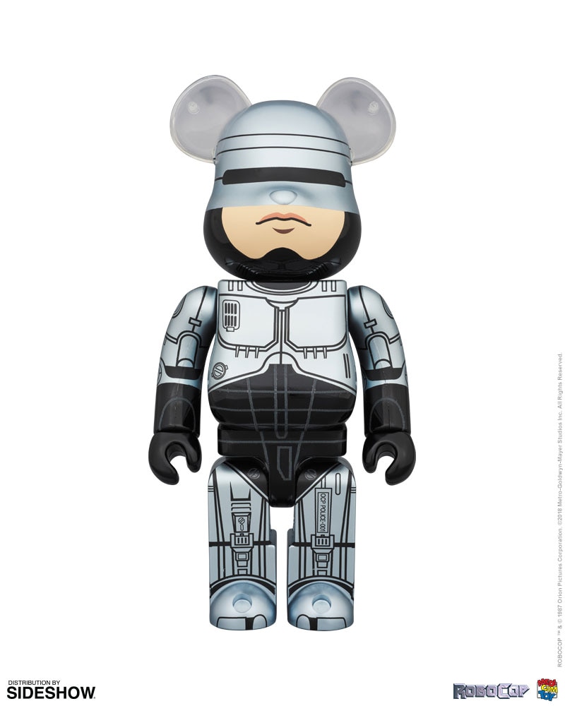 Bearbrick RoboCop 100 and 400 Collectible Set | Sideshow Collectibles