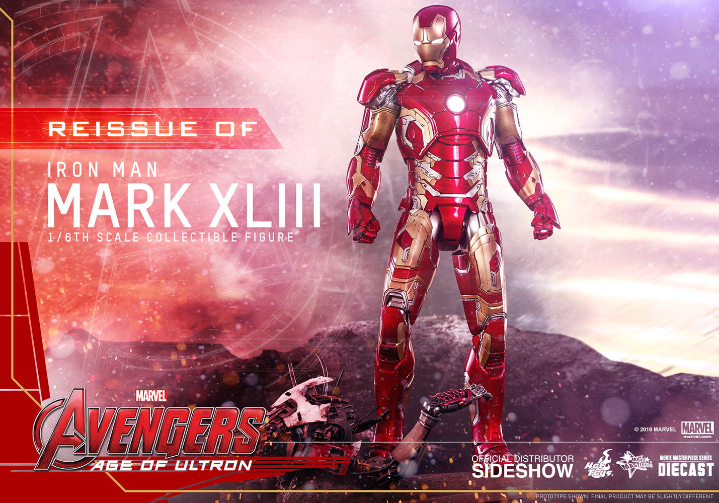 Marvel Iron Man Mark XLIII Sixth Scale 