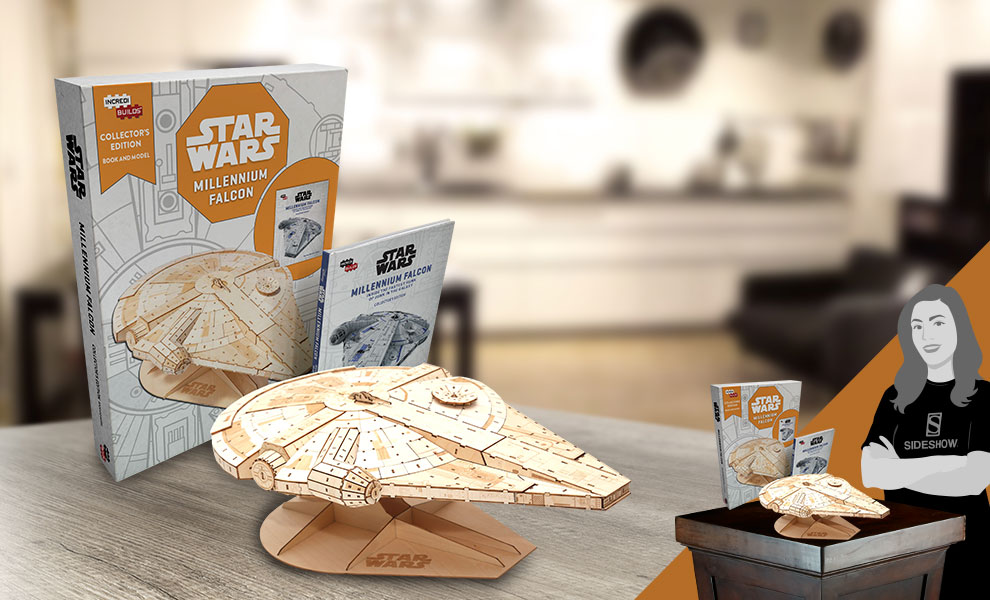 Gallery Feature Image of IncrediBuilds: Millennium Falcon Collector's Edition Collectible Set - Click to open image gallery