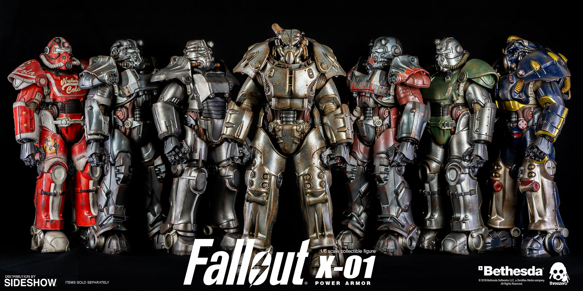 Fallout X 01 Power Armor Collectible Figure By Threezero Sideshow Collectibles