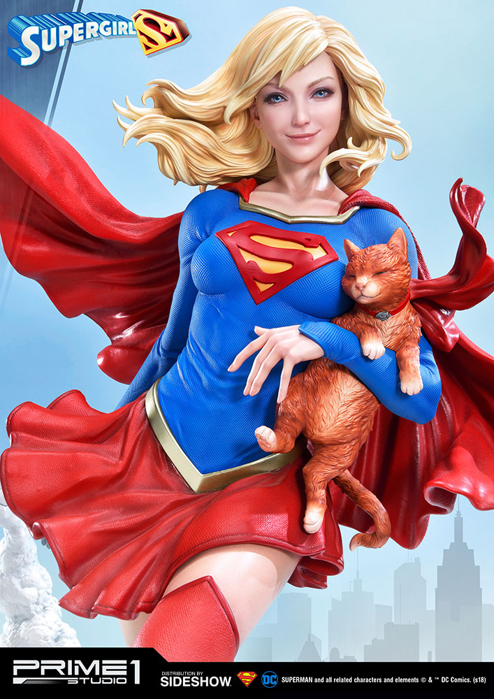 dc comics supergirl statue