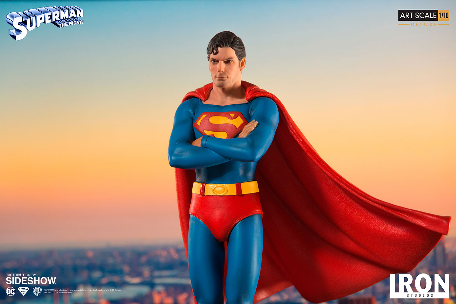 superman 1978 deluxe statue by iron studios