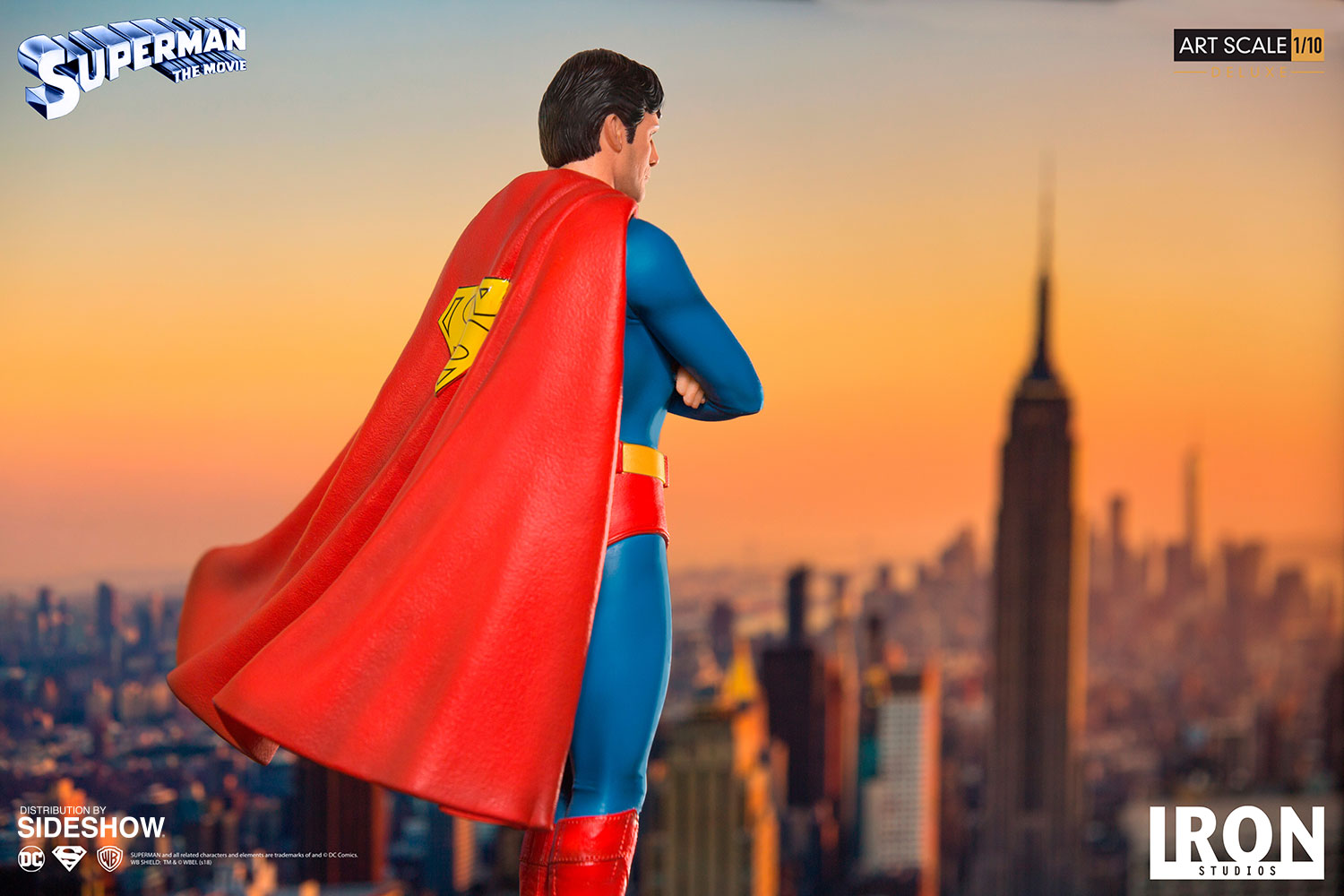 superman 1978 deluxe statue by iron studios