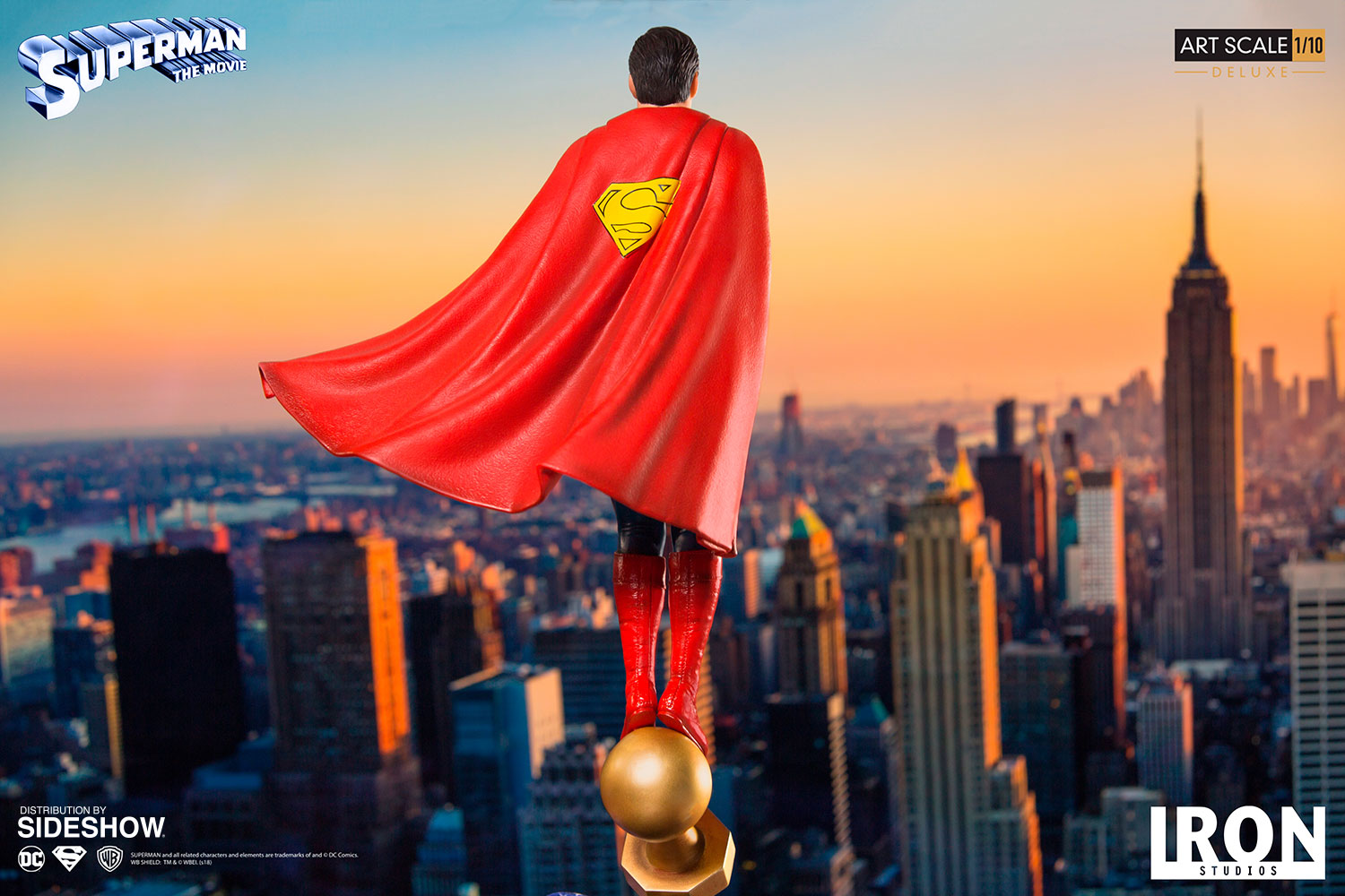 superman 1978 deluxe statue by iron studios