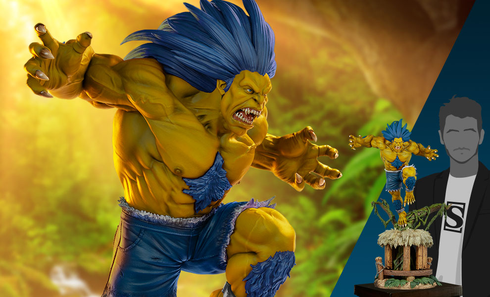 ⭐Street Fighter Ultra Statue 1/4 Blanka 68 cm - buy in the online store  Familand