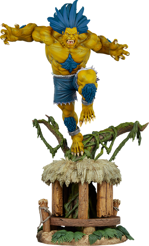 Street Fighter 2 Blanka Polystone Statue