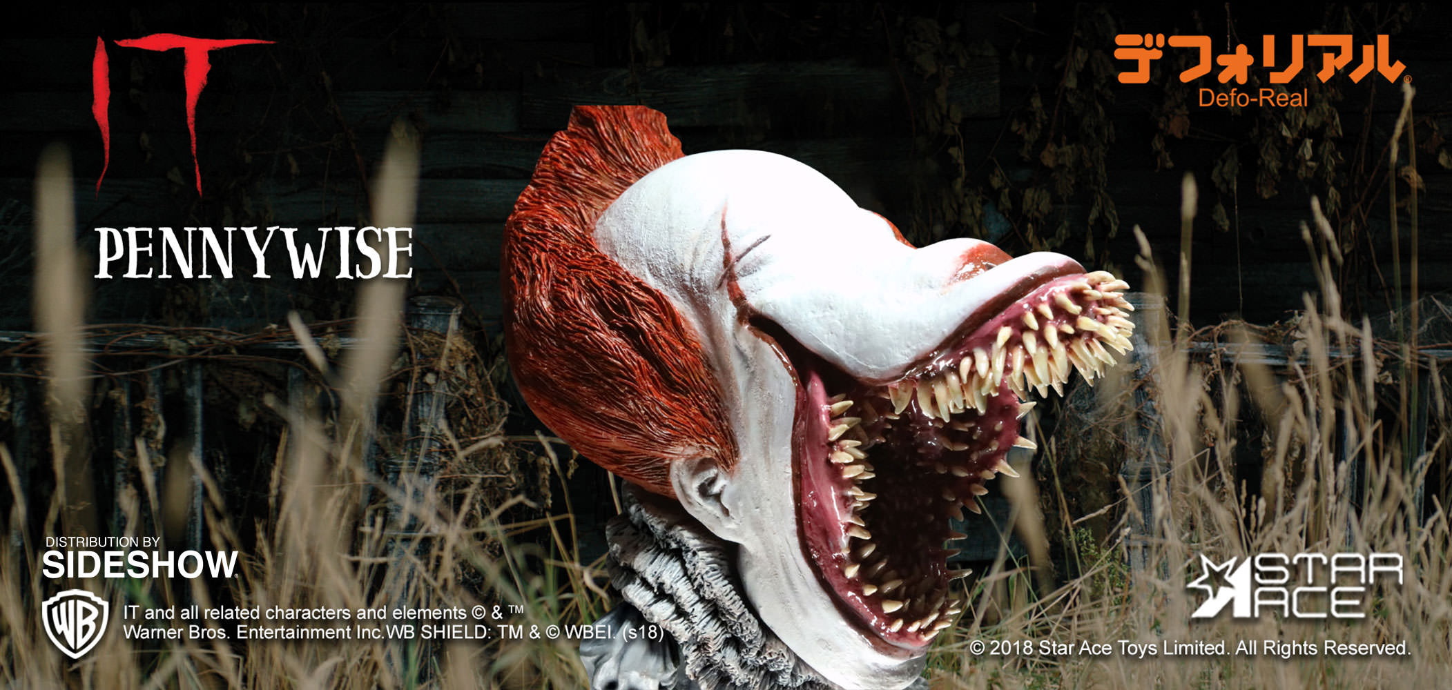 Pennywise Scary Light-Up Version Vinyl Collectible | Sideshow Collectibles