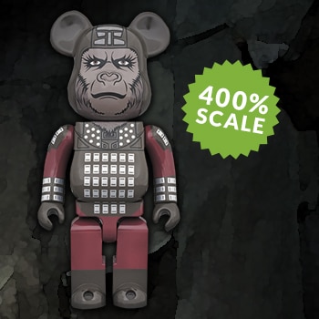 Planet of the Apes Bearbrick General Ursus 400 Figure by