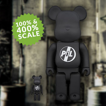 Public Image Limited Bearbrick PiL 100 and 400 Collectible 
