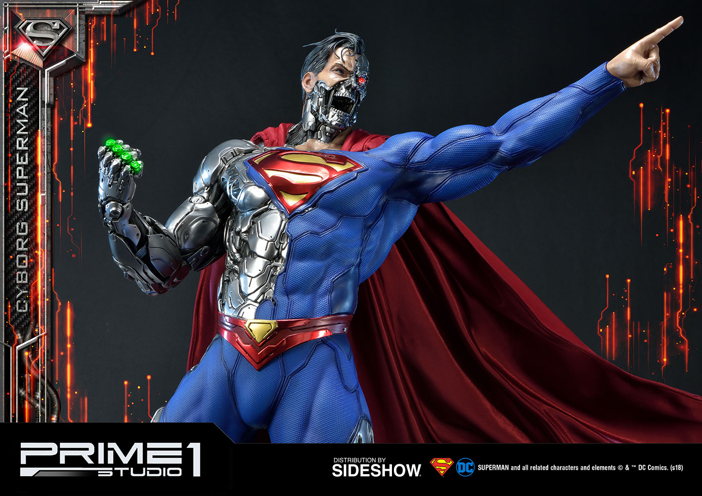 Dc Comics Cyborg Superman Statue By Prime 1 Studio Sideshow Collectibles