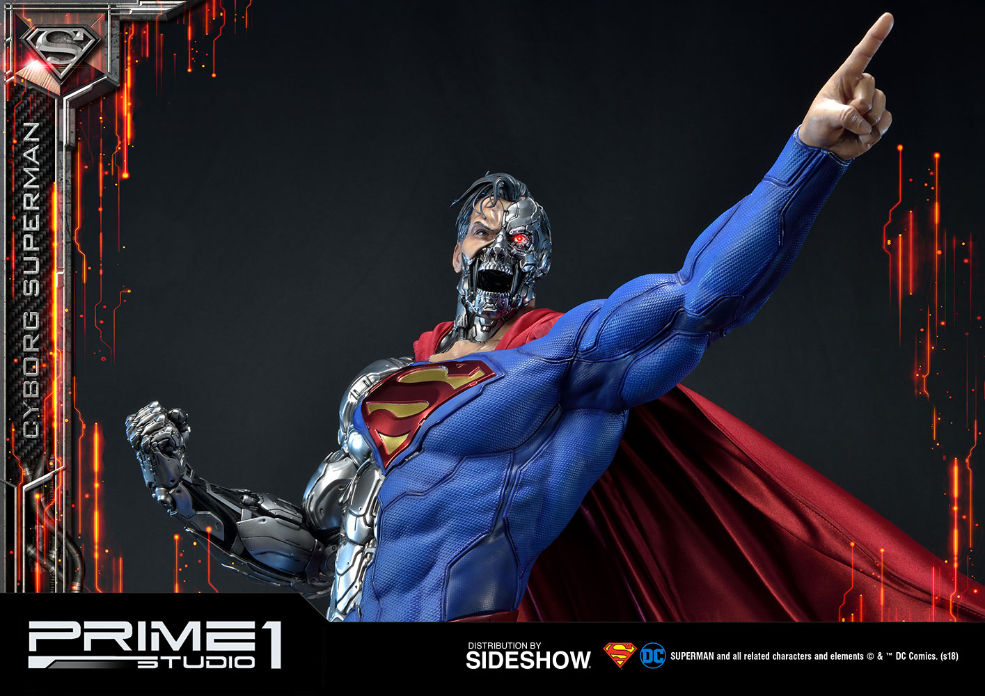 Dc Comics Cyborg Superman Statue By Prime 1 Studio Sideshow Collectibles