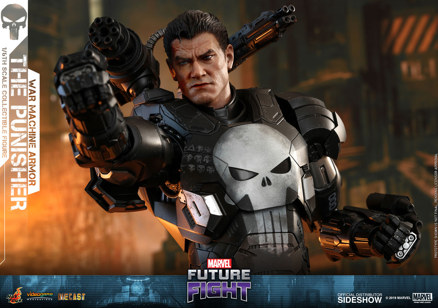 Punisher War Machine Armor Figure By Hot Toys
