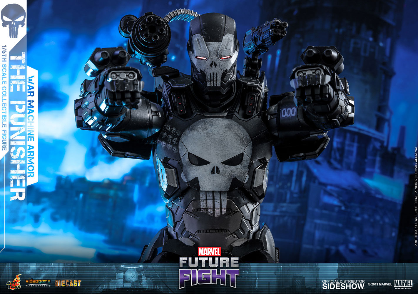 Punisher War Machine Armor Figure By Hot Toys
