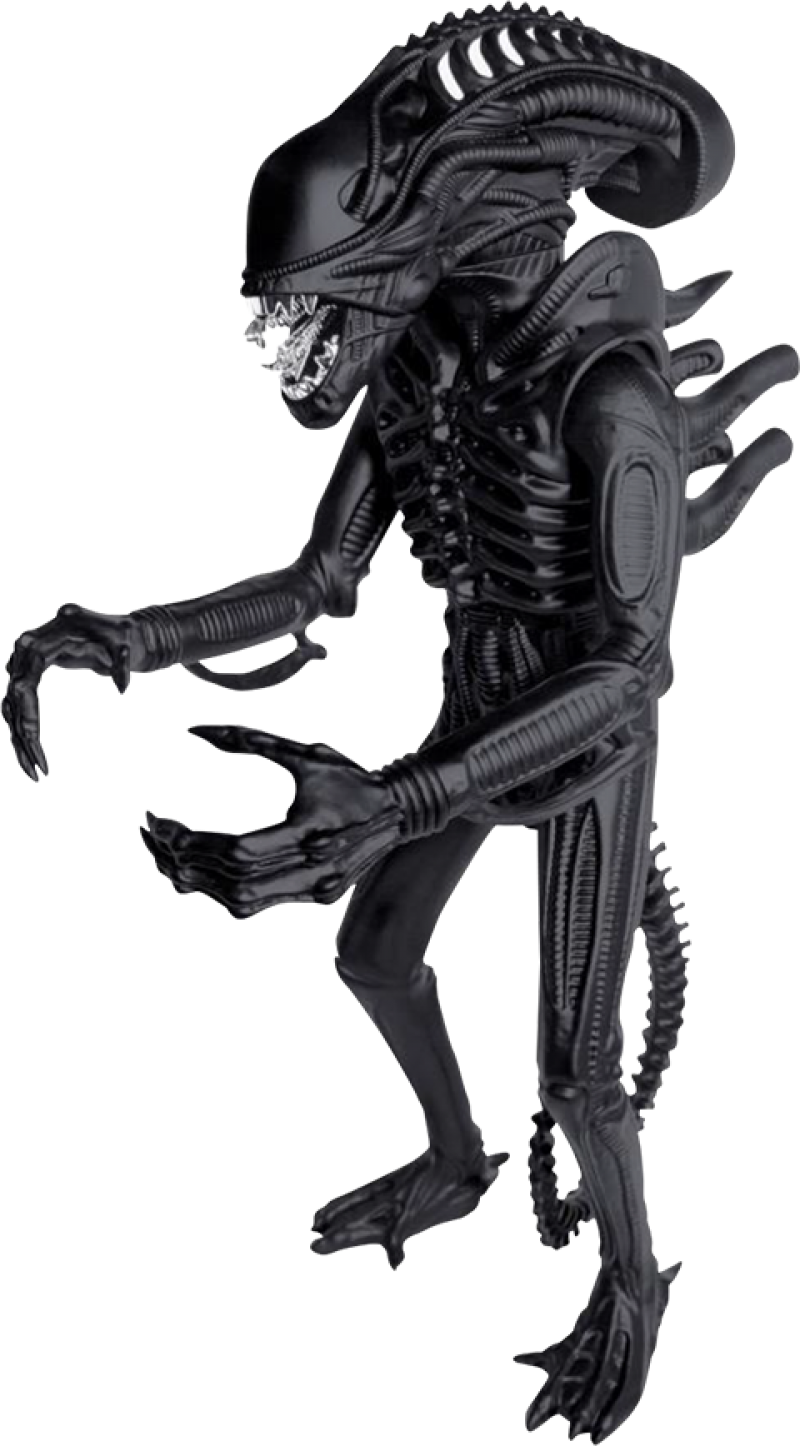Xenomorph Matte Black 18in Designer Toy by Super 7