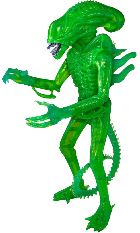 Aliens Xenomorph Acid Blood Green 18in Figure By Super 7 - super 7 xenomorph acid blood green 18in figure