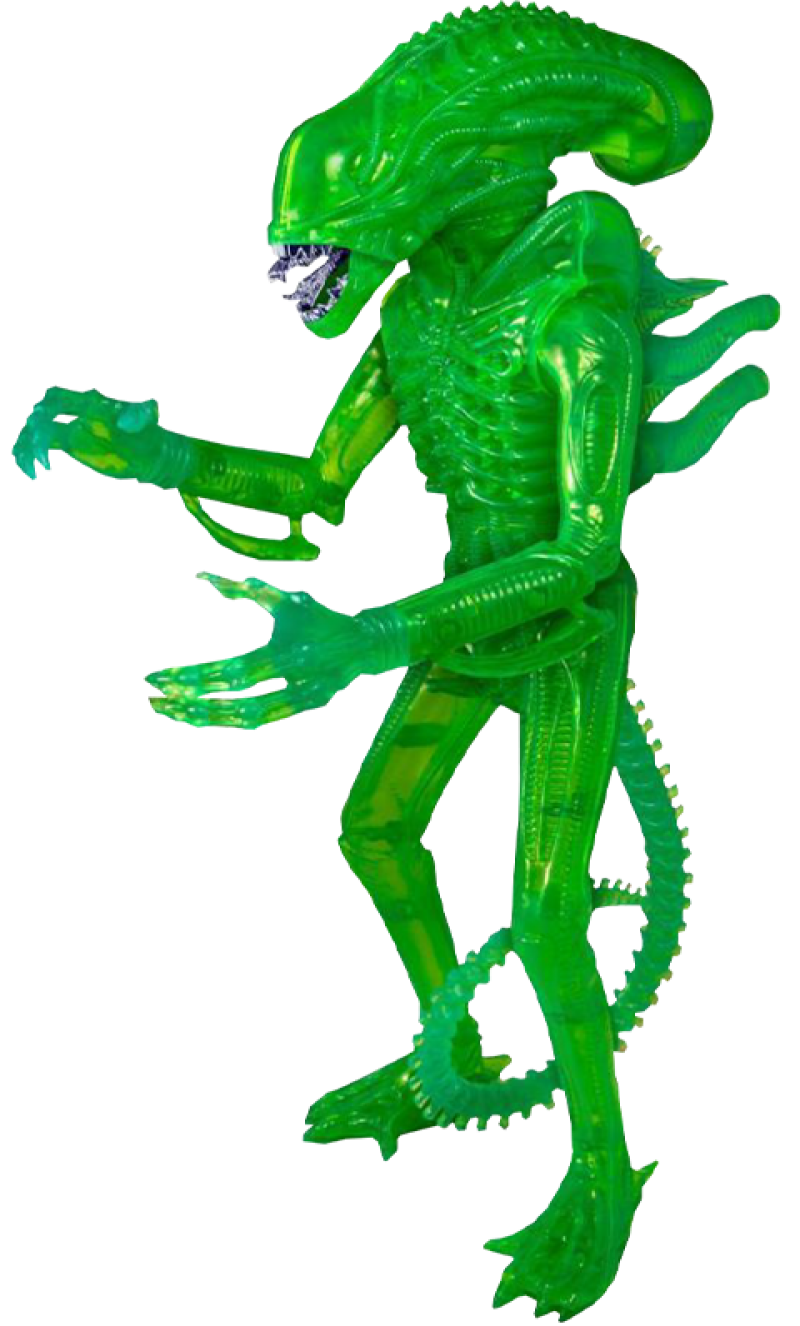 Xenomorph Acid Blood Green 18in Designer Toy by Super 7
