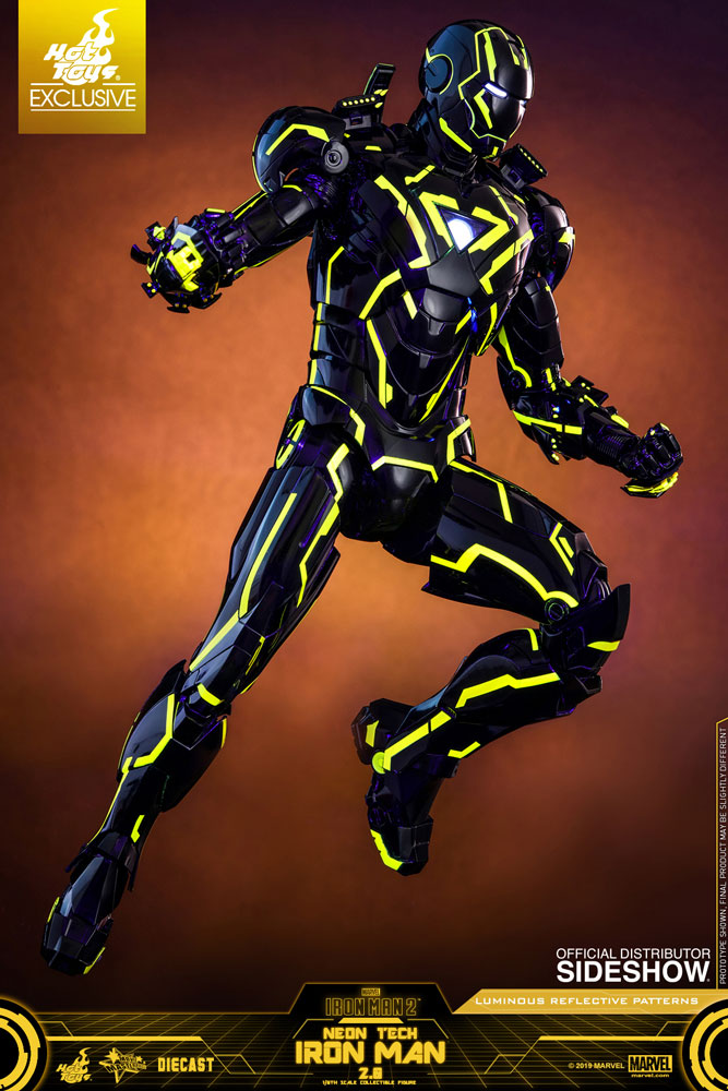 iron man neon tech hot toys