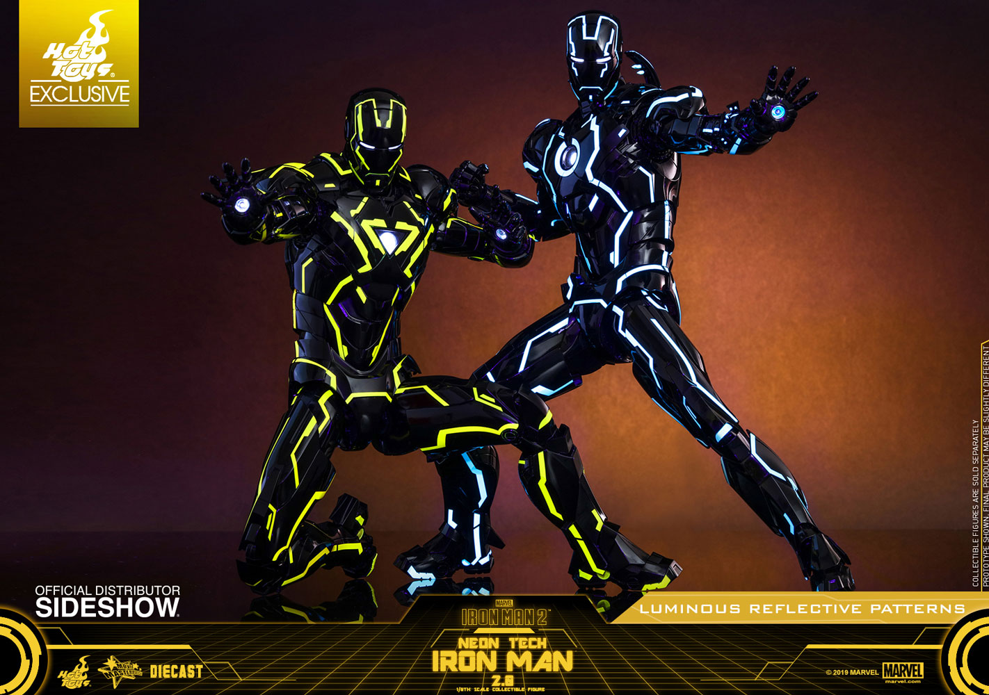 iron man neon tech hot toys