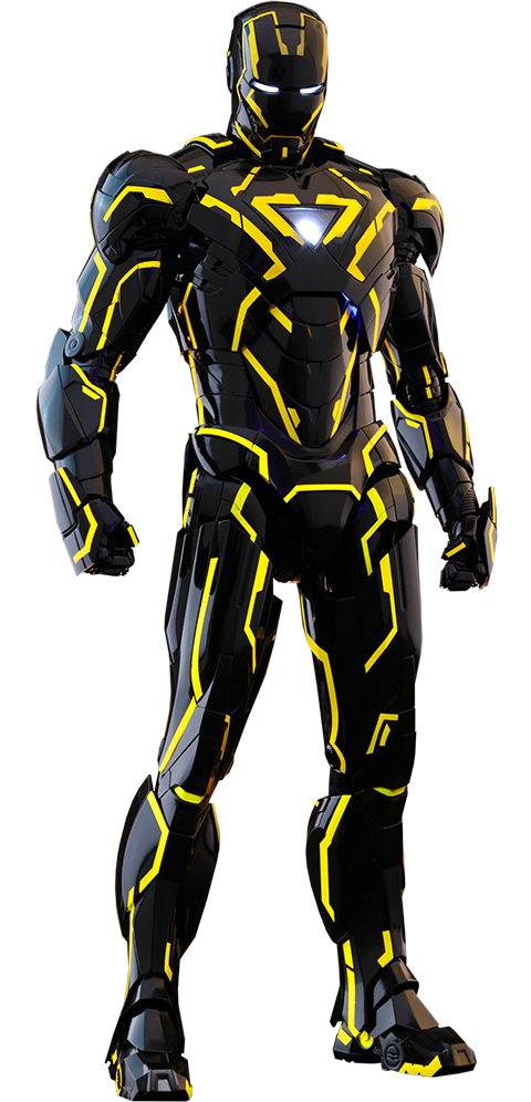 neon tech iron man mark iv