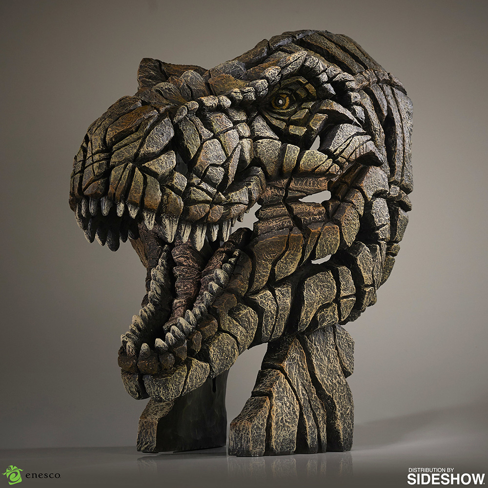 Enesco Edge Sculptures T Rex Bust via Sideshow Statue Forum