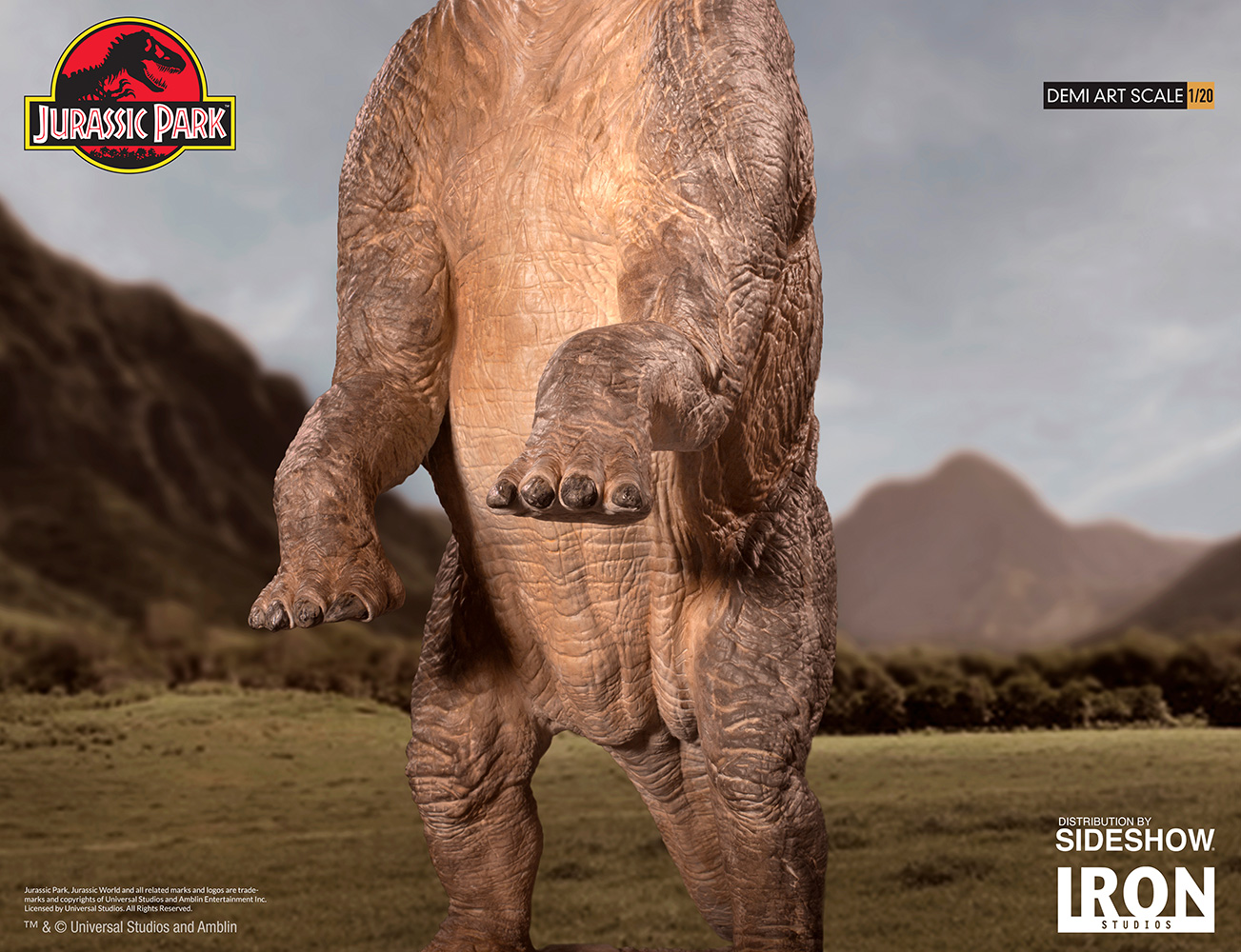 iron studios brachiosaurus