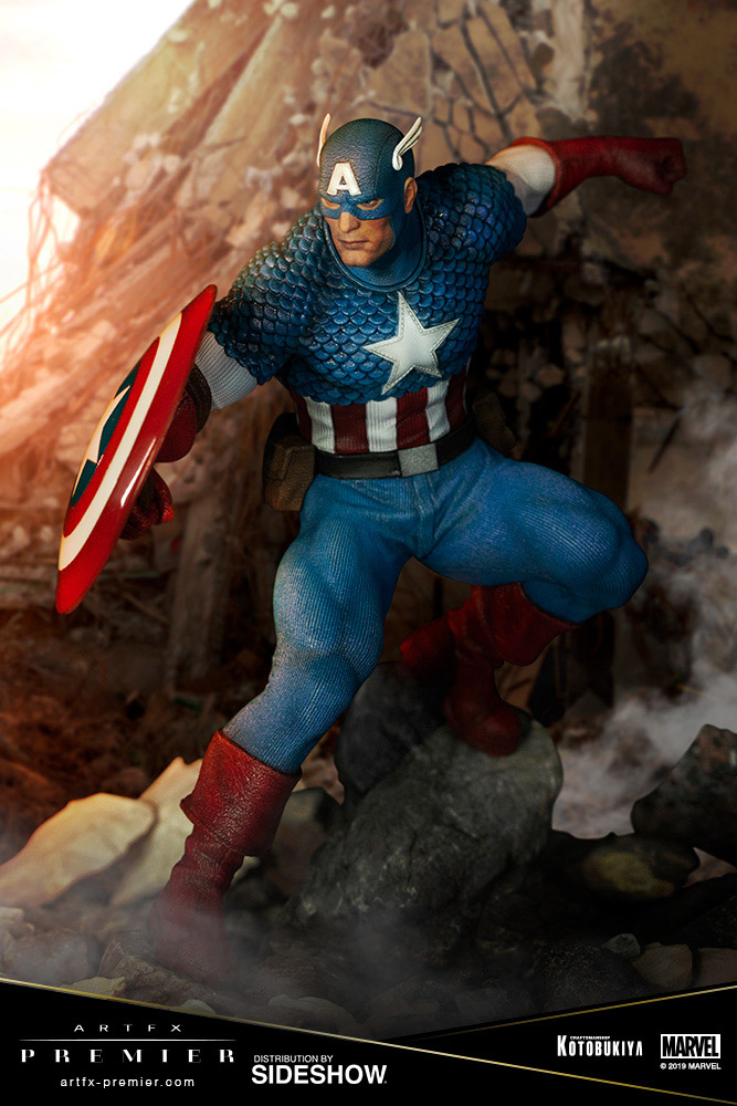 Marvel Premier Captain America ARTFX Statue from Kotobukiya | Sideshow