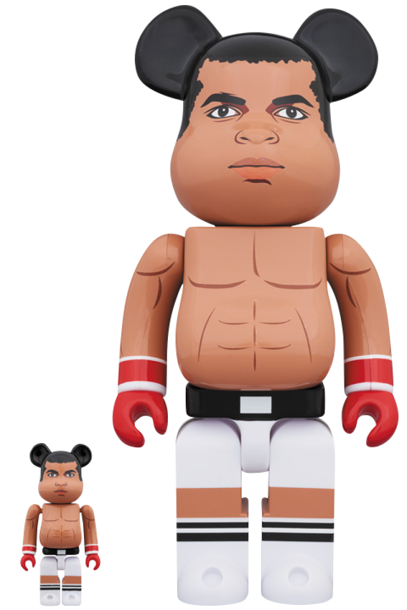 Be@rbrick Muhammad Ali 100% and 400% Designer Toy by Medicom Toy