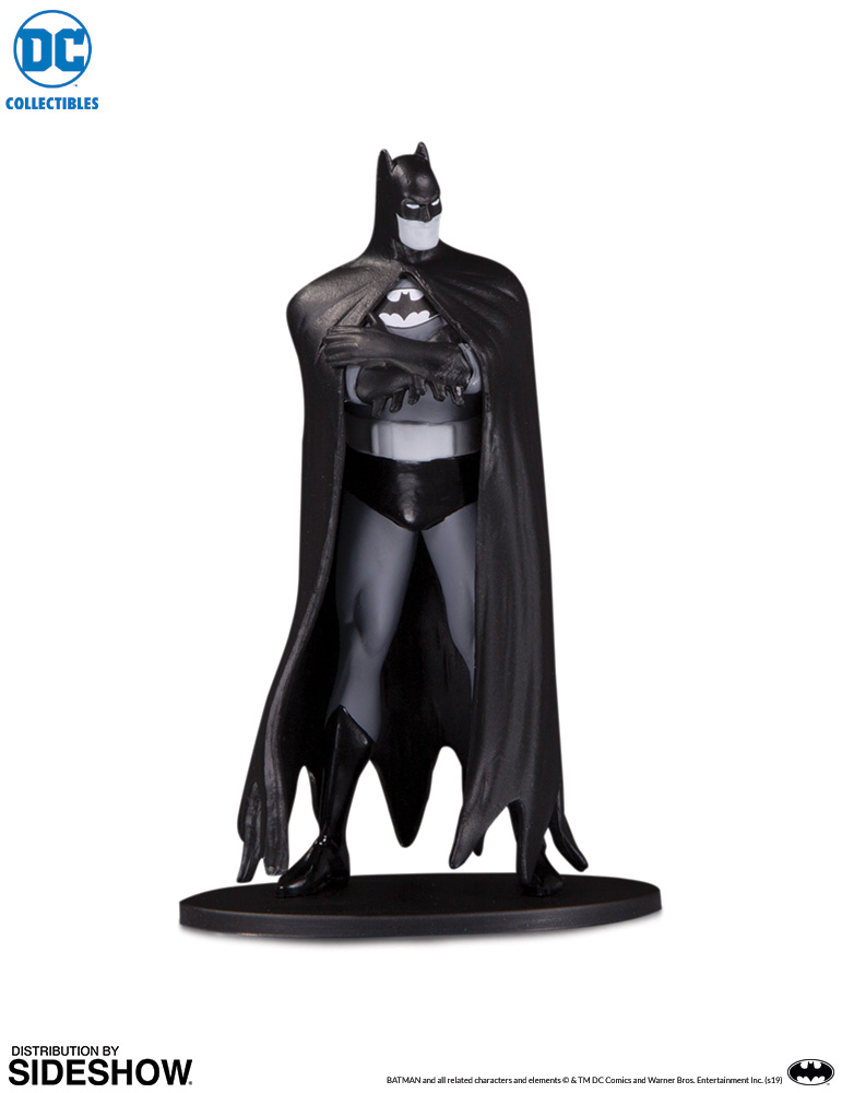 batman black and white mini figure