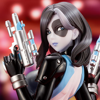 コミック・アニメ KOTOBUKIYA MARVEL BISHOUJO DOMINO Marvel Domino Bishoujo Statue by Kotobukiya | Sideshow