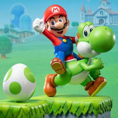 Mario and Yoshi Statue
