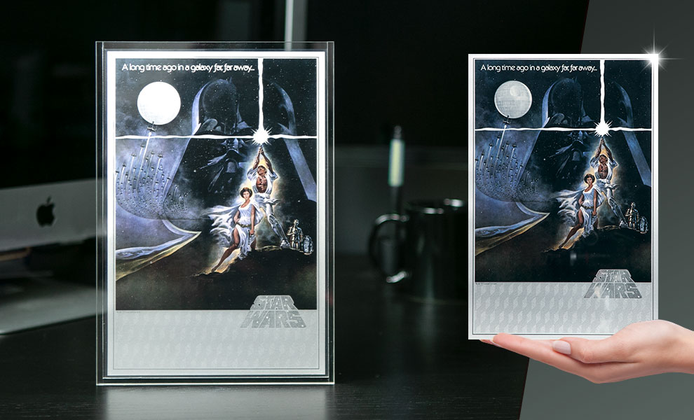 Gallery Feature Image of Star Wars: A New Hope Silver Foil Silver Collectible - Click to open image gallery