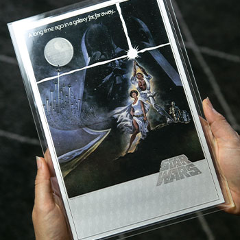 Star Wars: A New Hope Premium 35g Silver Foil | Sideshow Collectibles