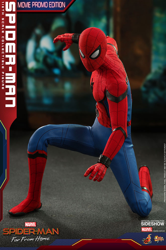 hot toys spider man movie promo