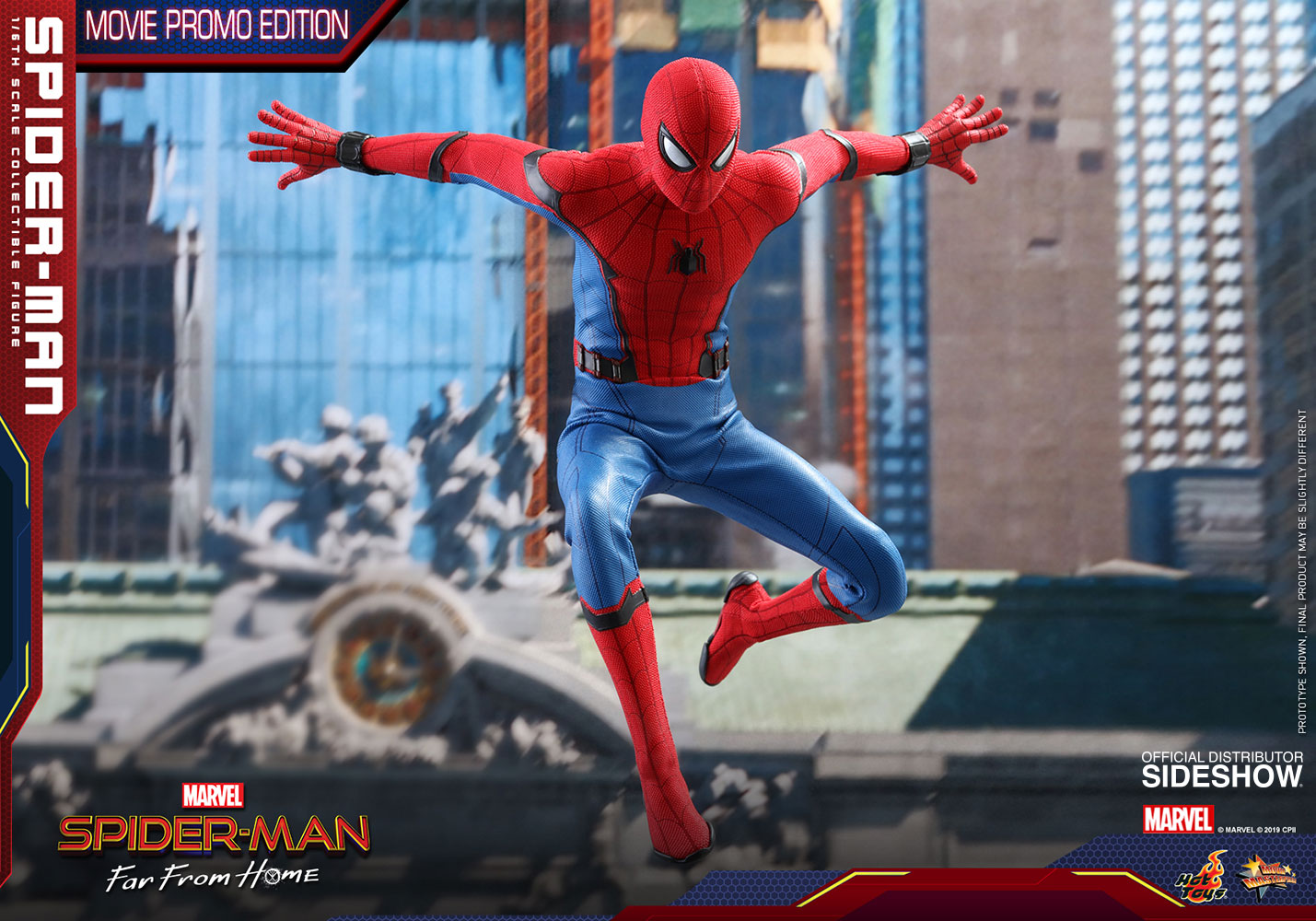 hot toys spider man movie promo