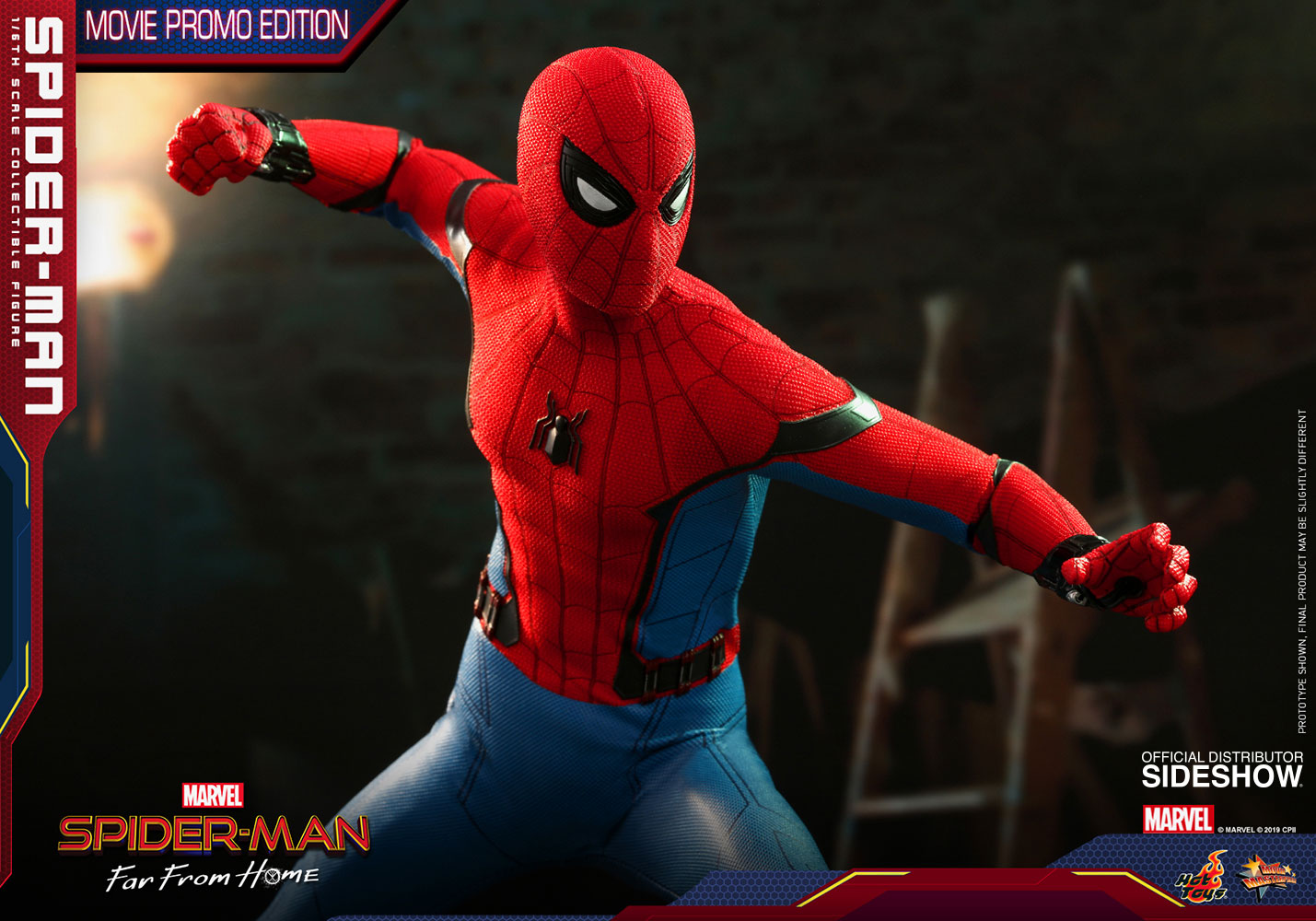 hot toys spider man movie promo