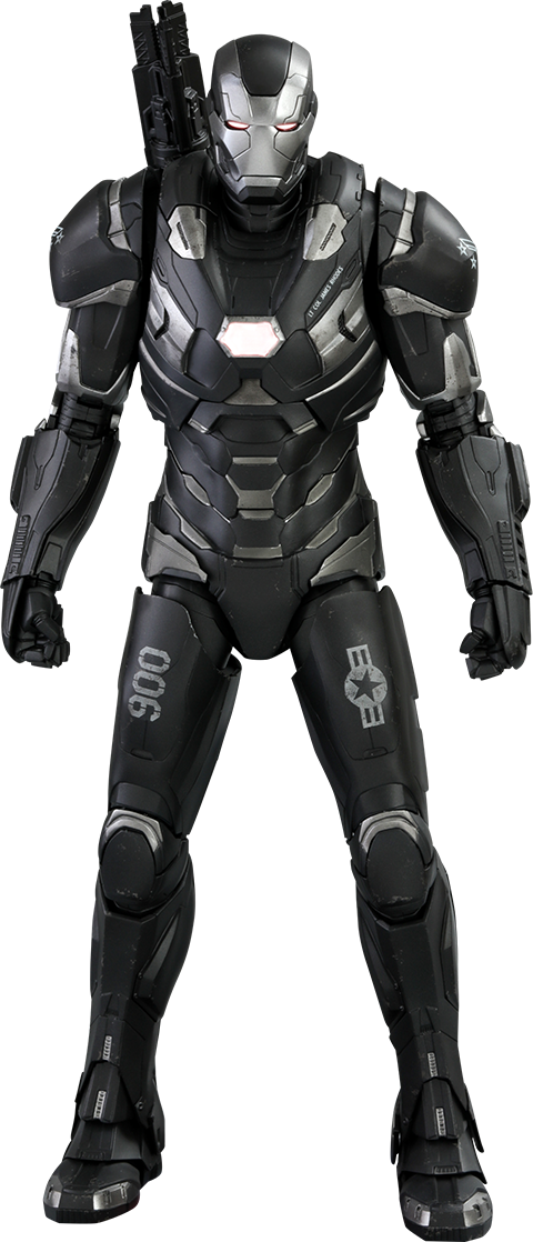 black iron man toy