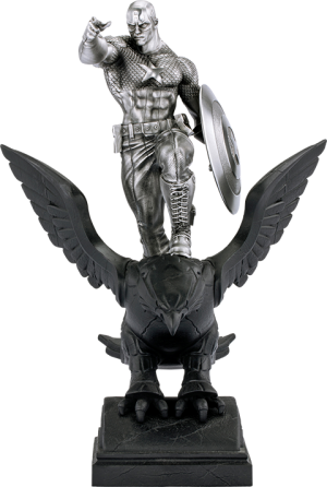 Captain America Resolute Figurine Pewter Collectible