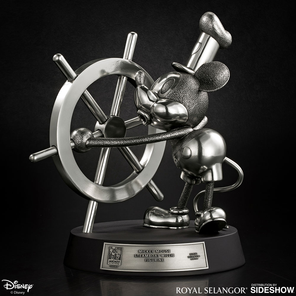 steamboat willie bronze statue