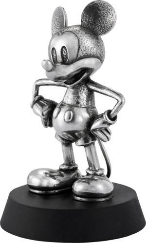 Mickey Mouse Steamboat Willie Figurine Pewter Collectible