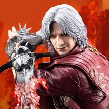 KOTOBUKIYA Devil May Cry 4 DANTE ArtFX Statue Figure (NEW)