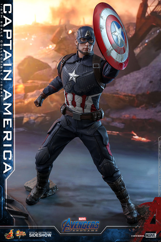 1/6 Avengers Endgame Old Steve Rogers Figure USA Captain America Toys Marvel Hot 