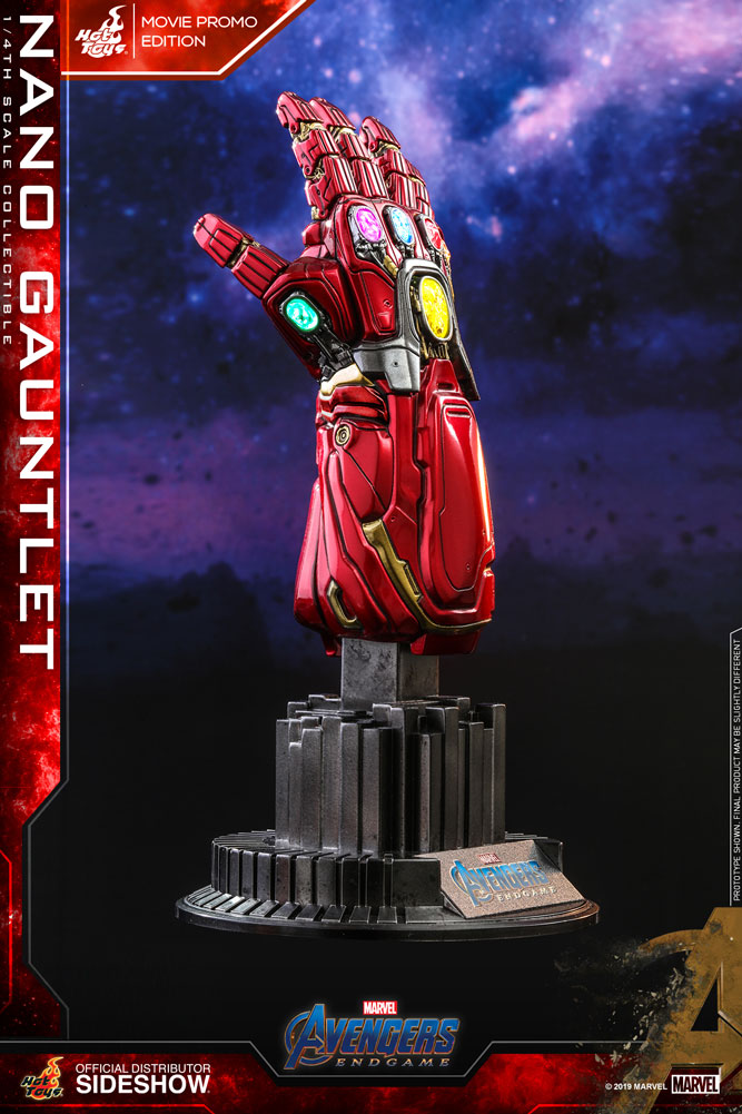 Hot Toys ACS008 1/4 Avengers Endgame Iron Man Nano Infinity Gauntlet 7.5" Figure 