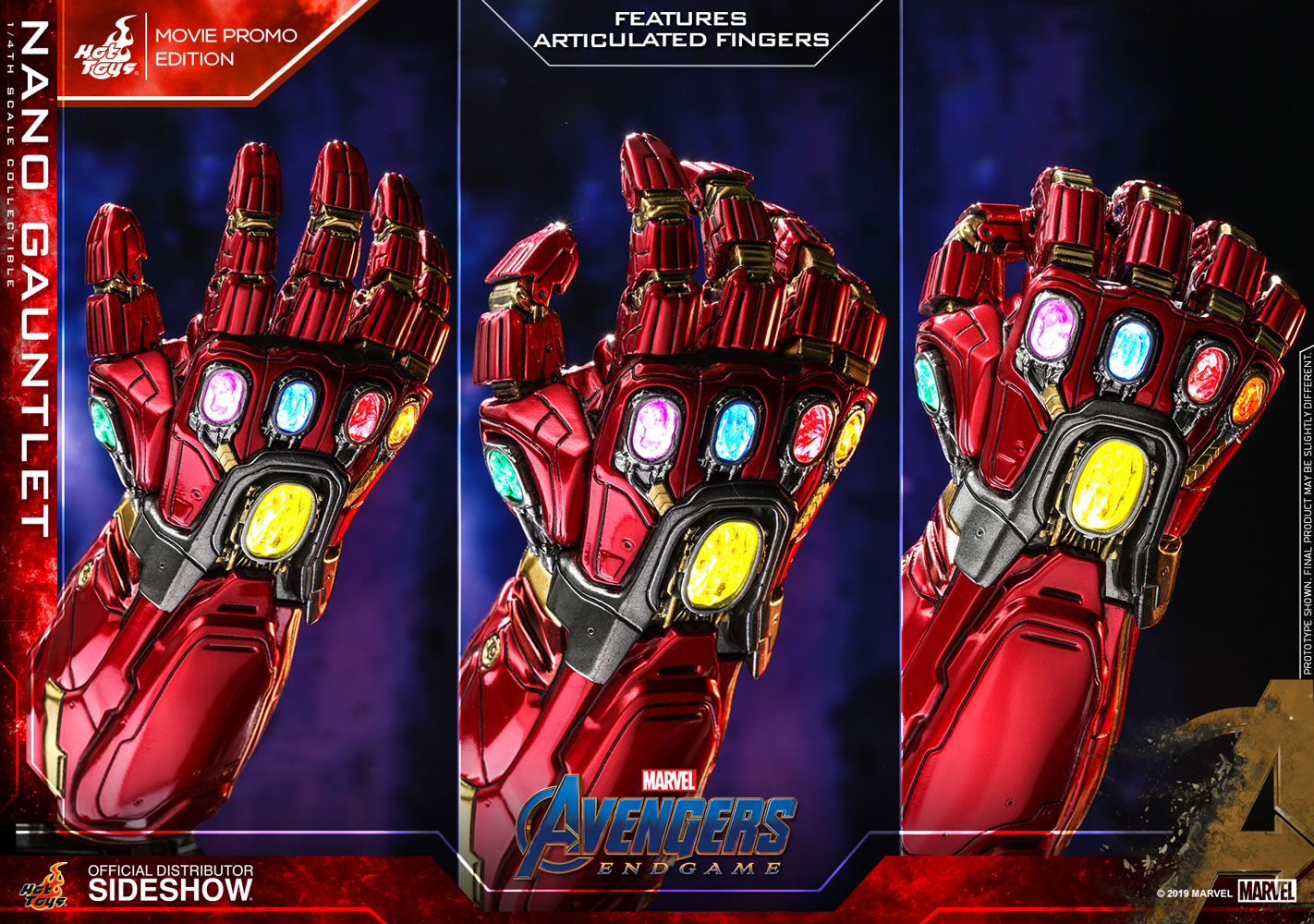 Marvel Avengers Endgame Infinity Gauntlet 1//4 Scale 17 cm